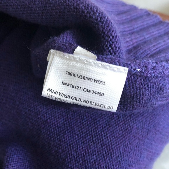 Eileen Fisher Merino Wool Ribbed Sleeve Zip Up EUC - Picture 7 of 9